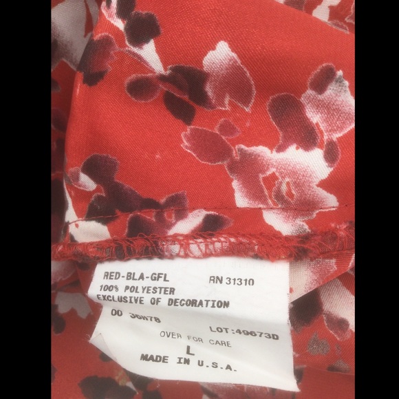 BCX Large Red Halter Top - Picture 9 of 9